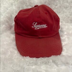 Authentic Supreme Red Cap